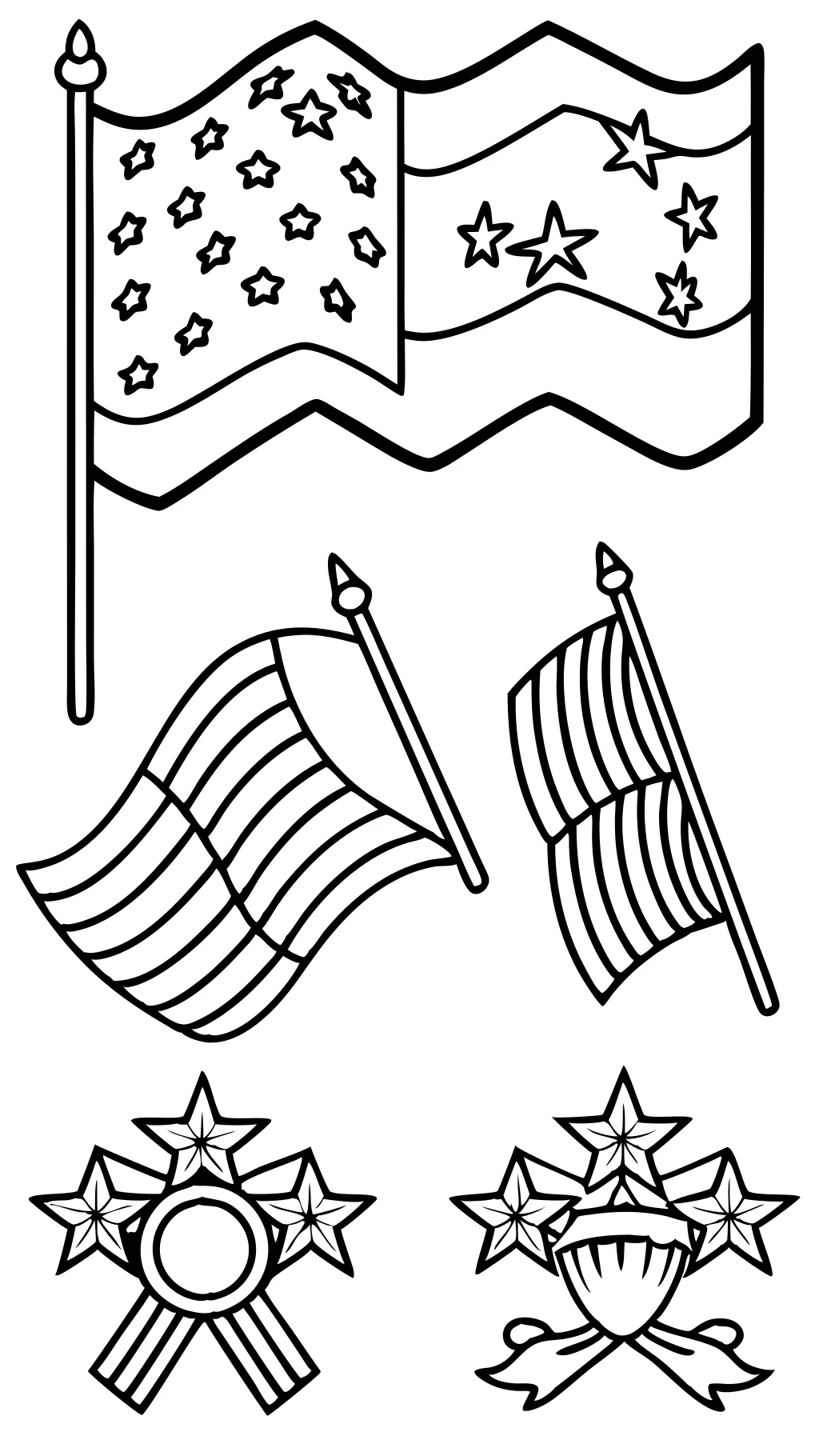 flag day coloring pages